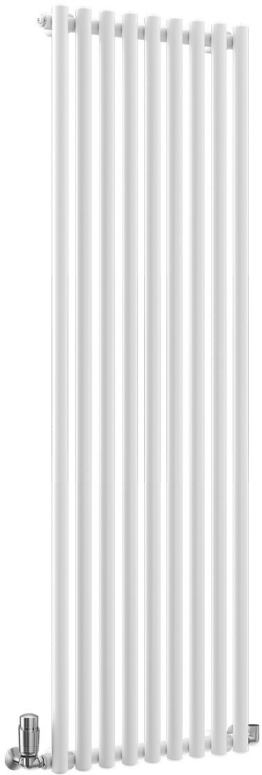 Harmoni Blyth Round Tube White Single 9 Section Radiator - 300mm x ...